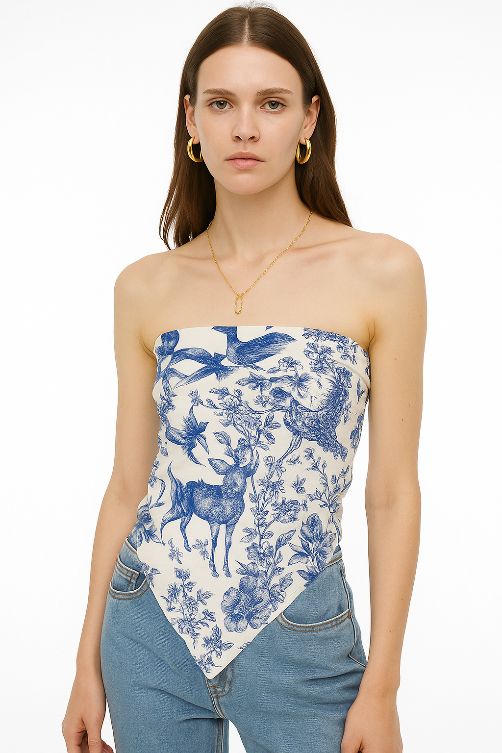 Asian Scarf top - Main Image