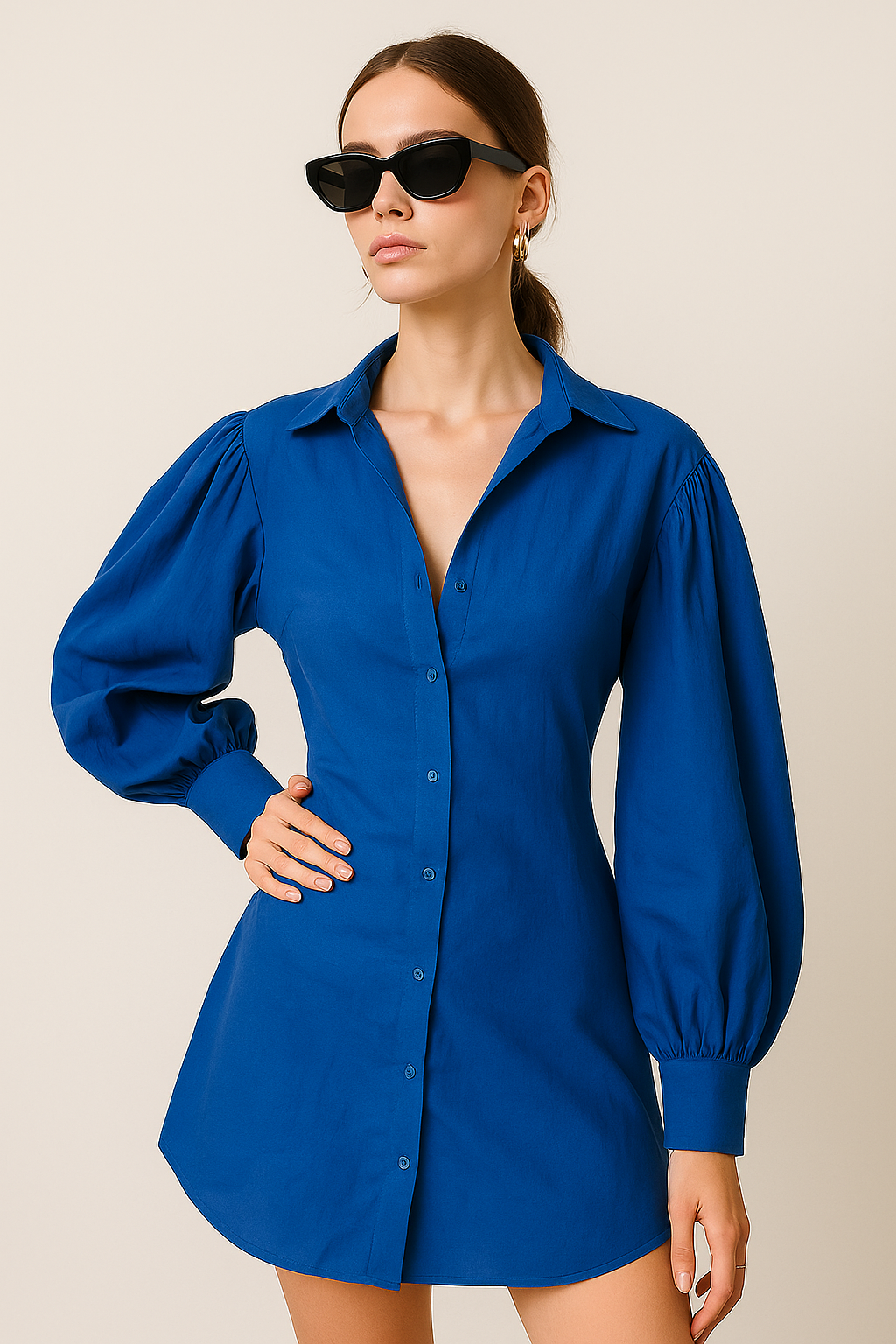 BOSS BABE Blue Dress