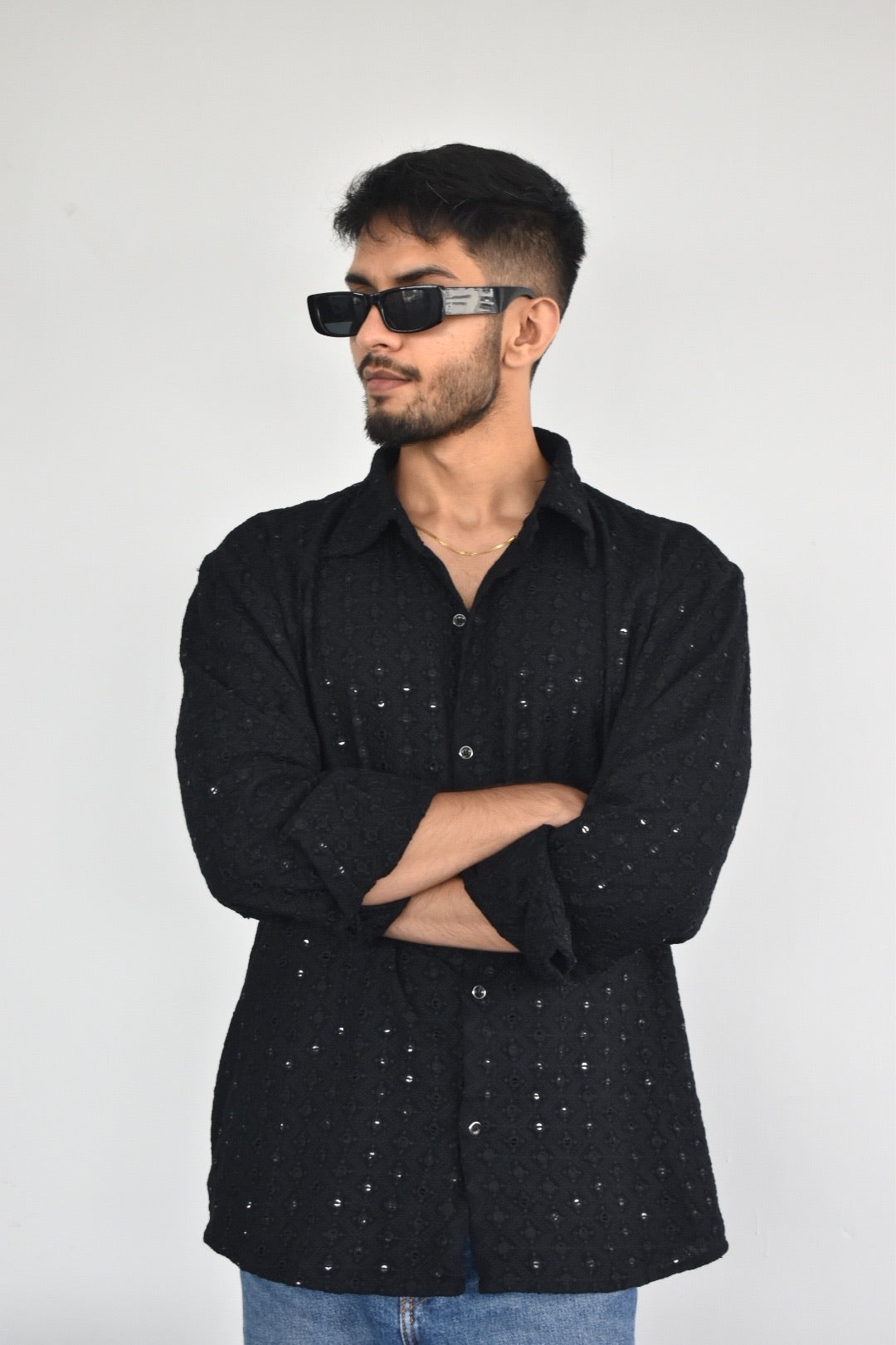 Special Edition CHIKANKARI Black
