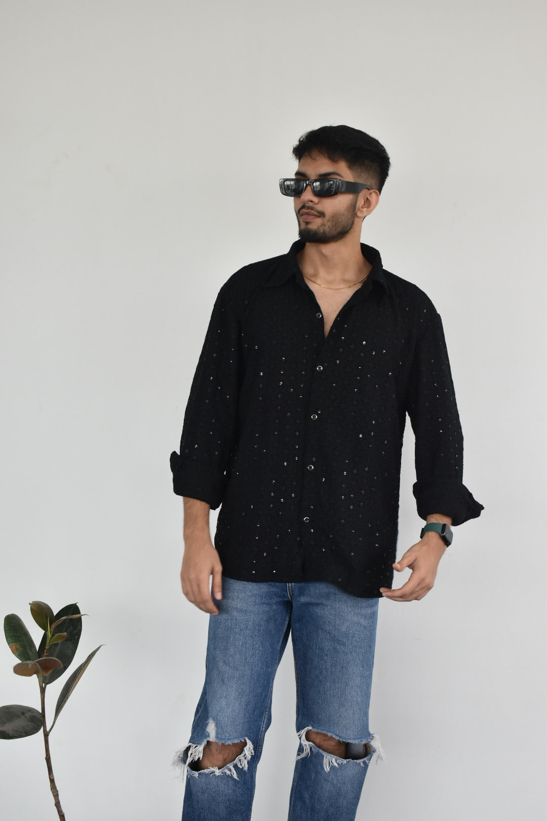 Special Edition CHIKANKARI Black