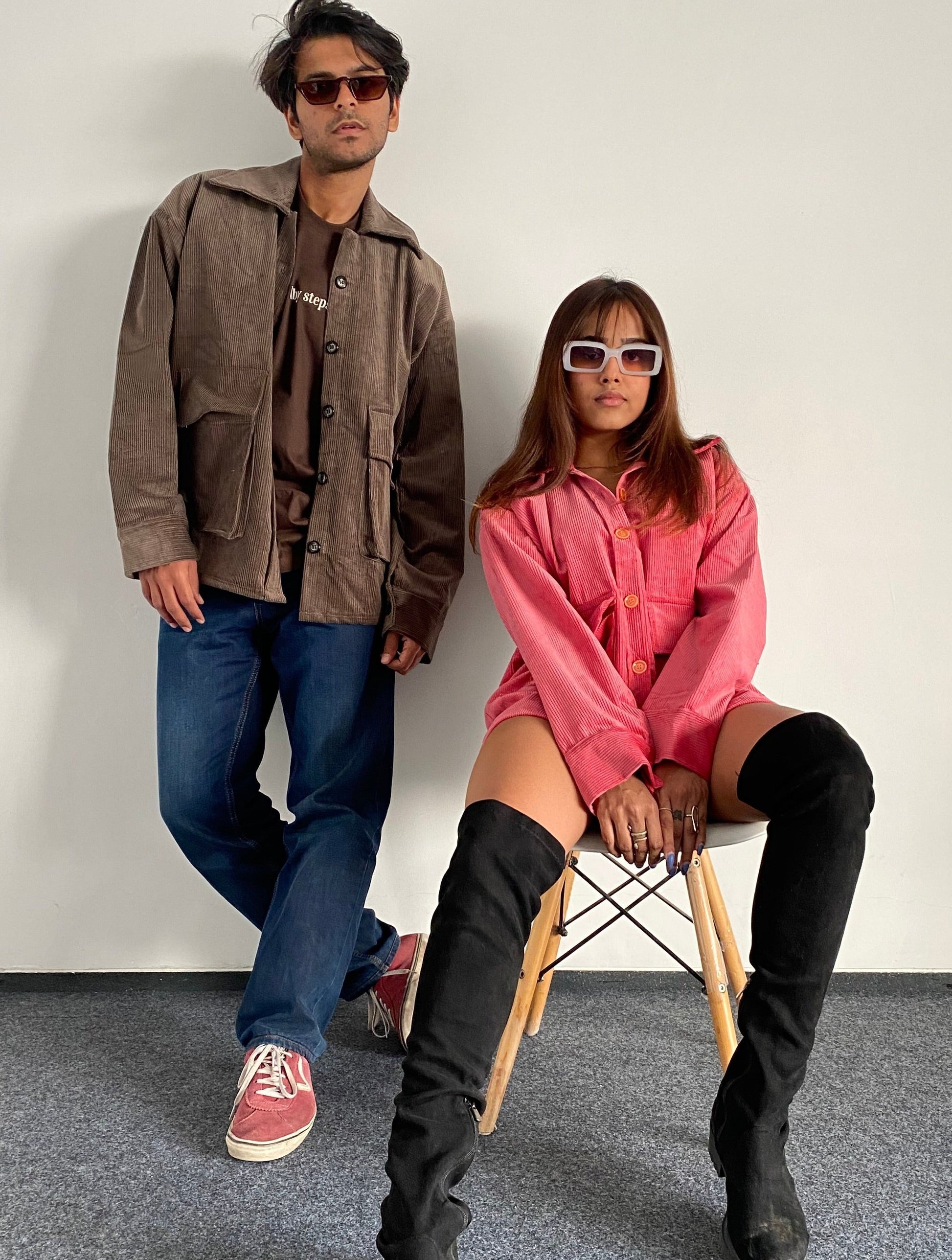 Pink Corduroy Jacket Unisex
