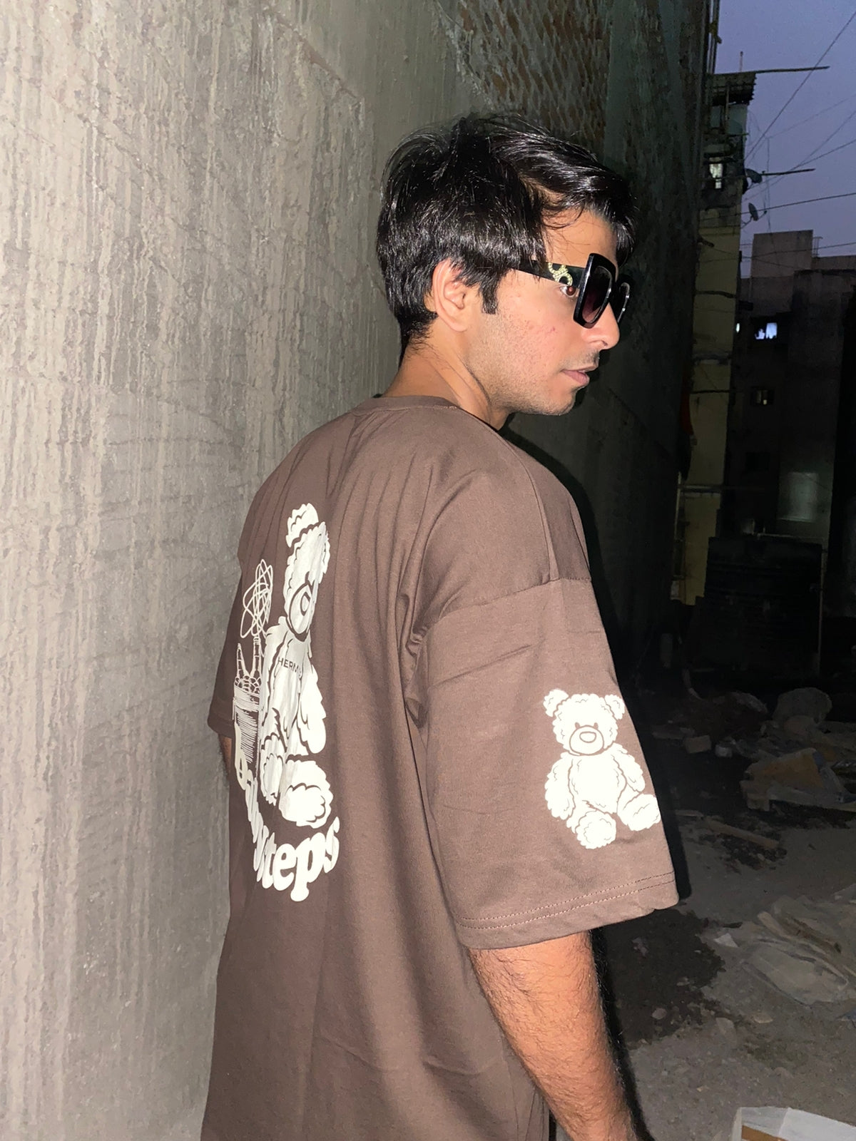 Teddy tshirt Unisex Brown
