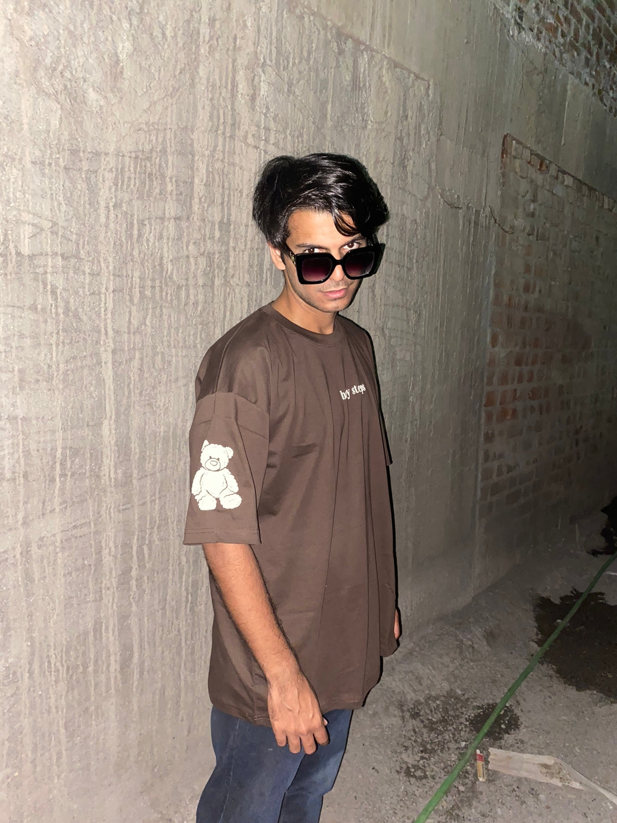 Teddy tshirt Unisex Brown