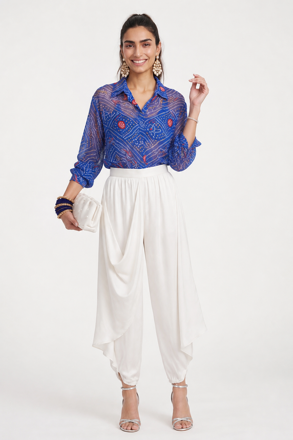 Dilruba shirt blue