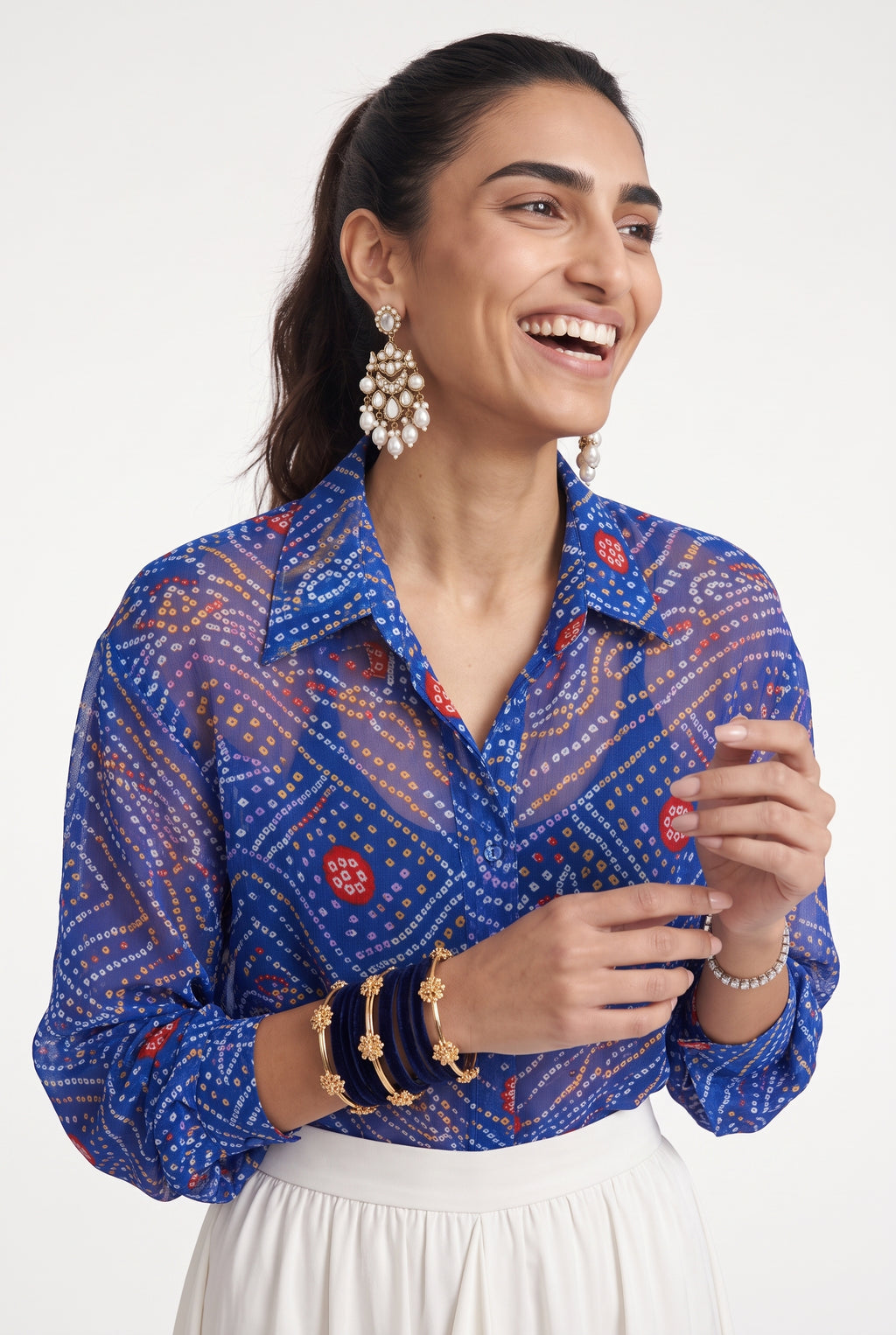 Dilruba shirt blue