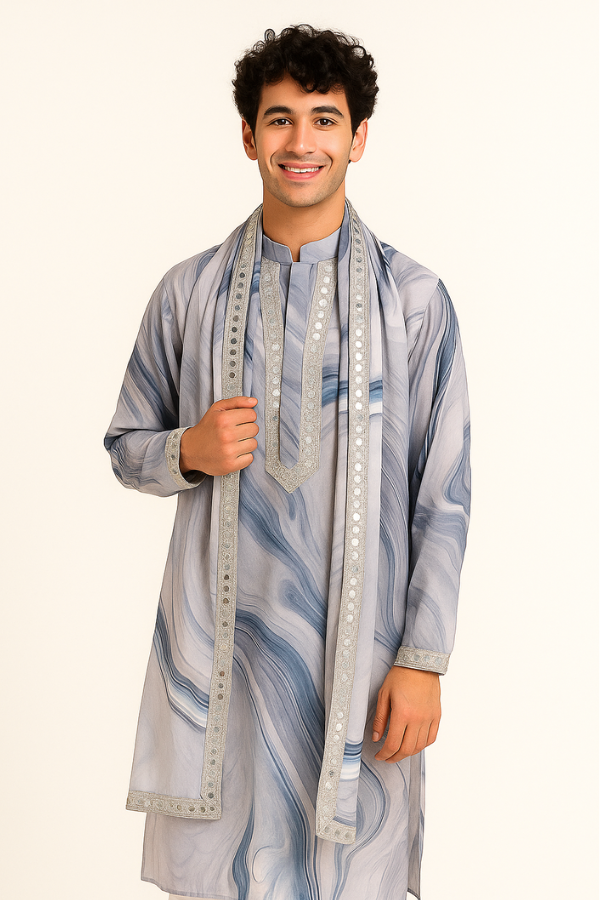 Jashn Kurta & Dupatta Set Blue Special