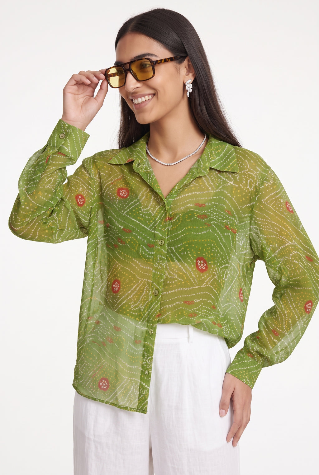 Dilruba shirt green