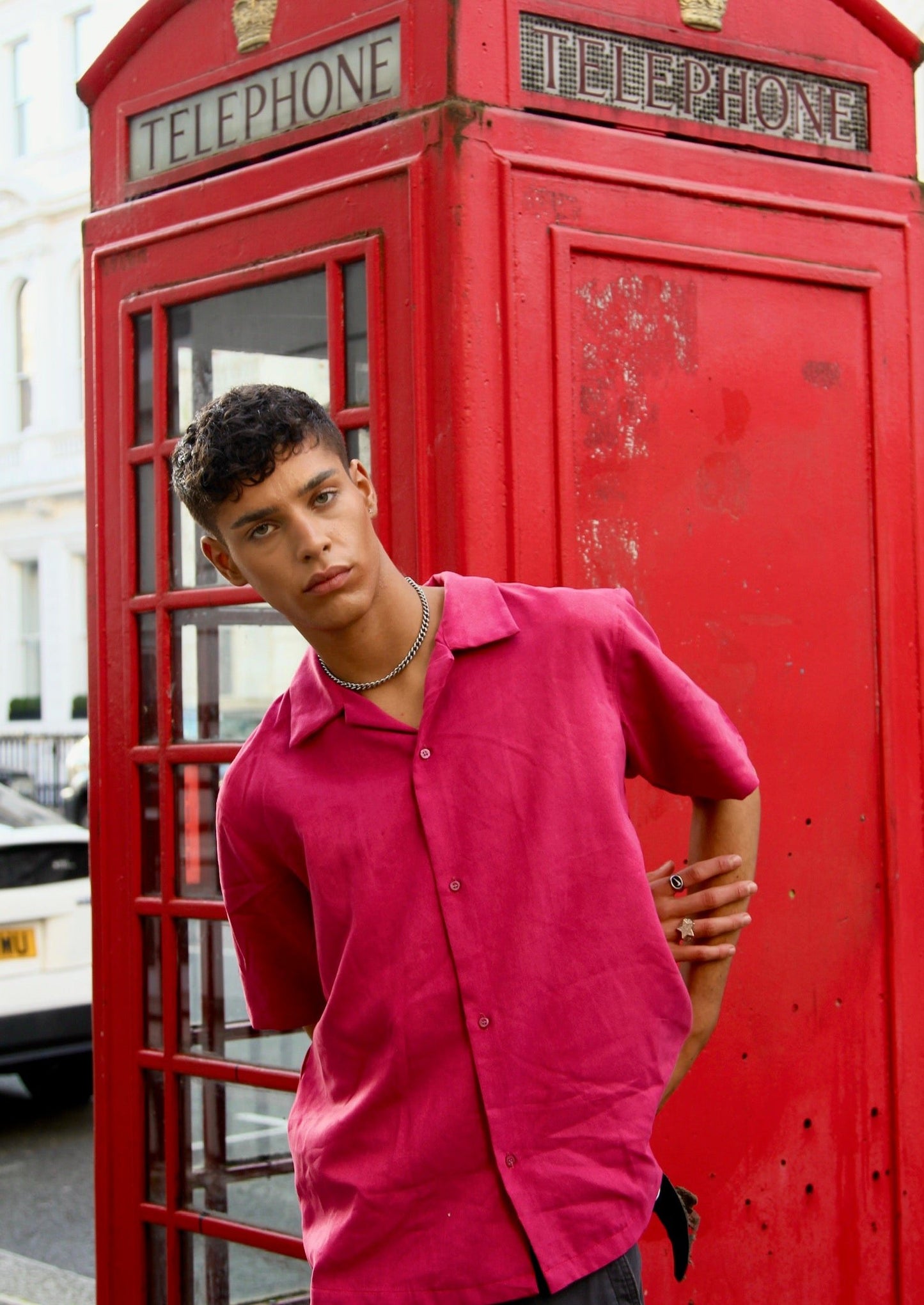 Rogue Pink Cotton Shirt