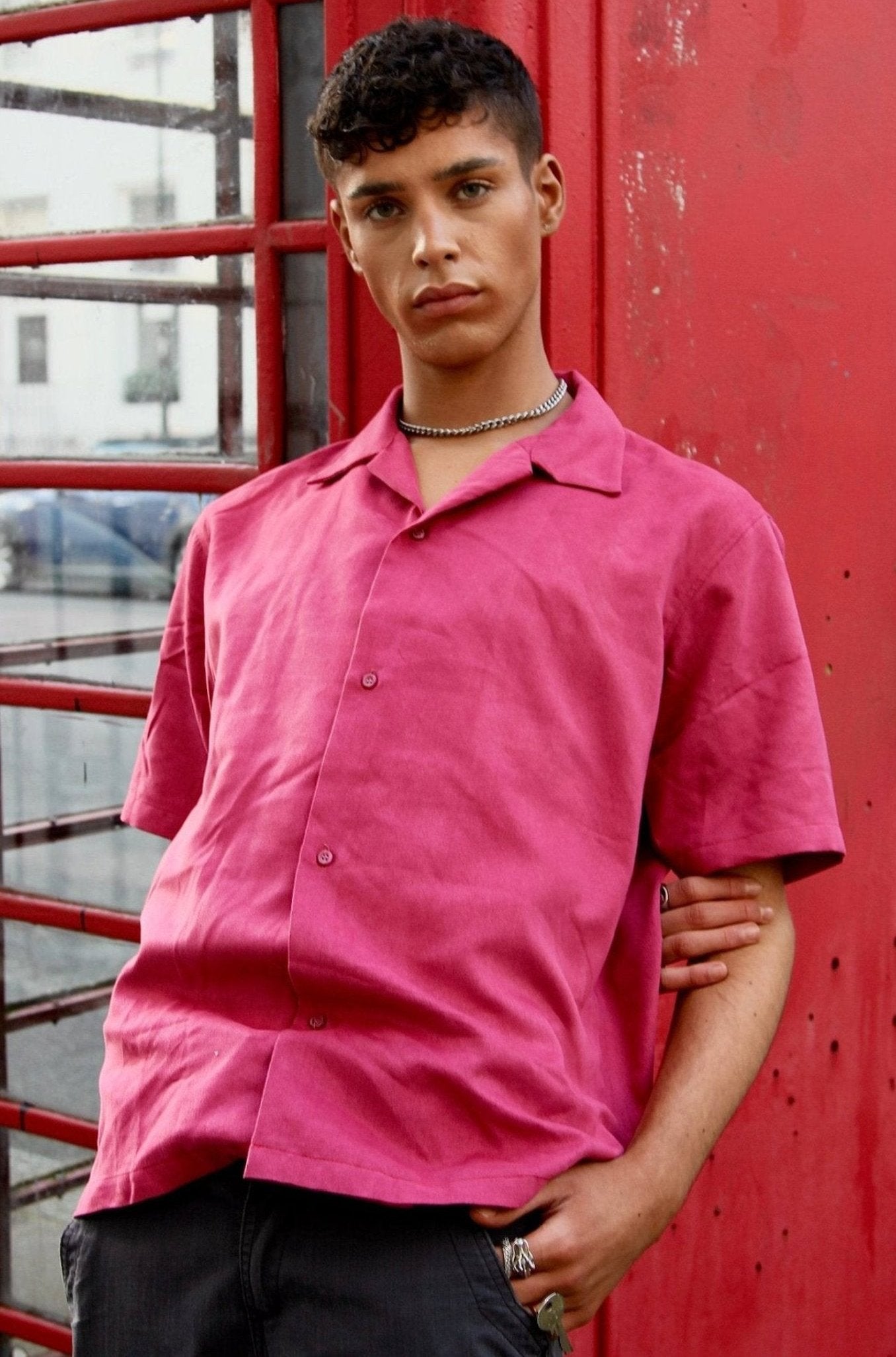 Rogue Pink Cotton Shirt