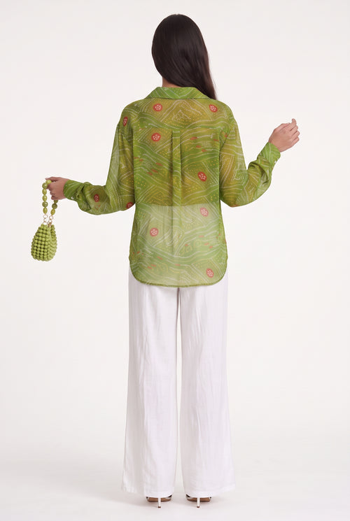 Dilruba shirt green
