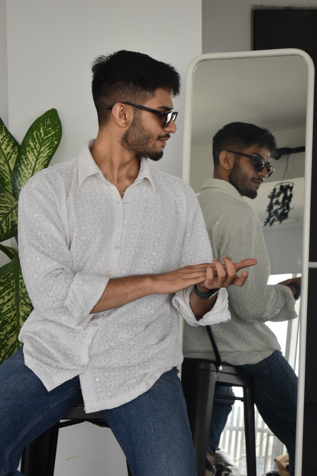 Special Edition CHIKANKARI White