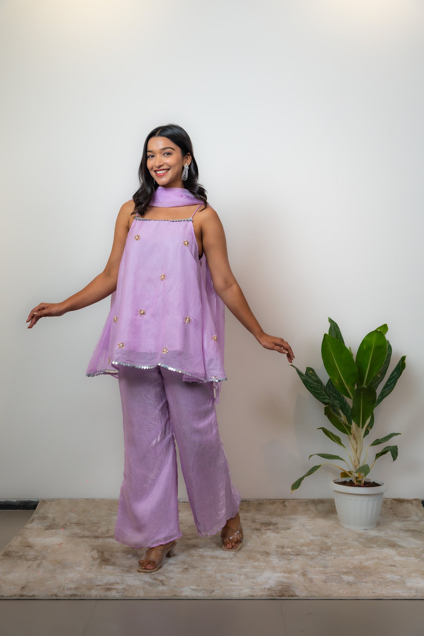 Diva Purple Coord Set