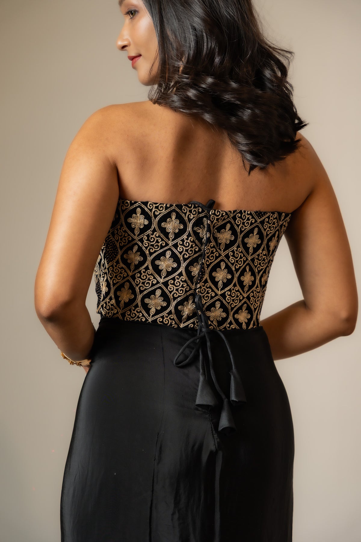 Black corset and Skirt