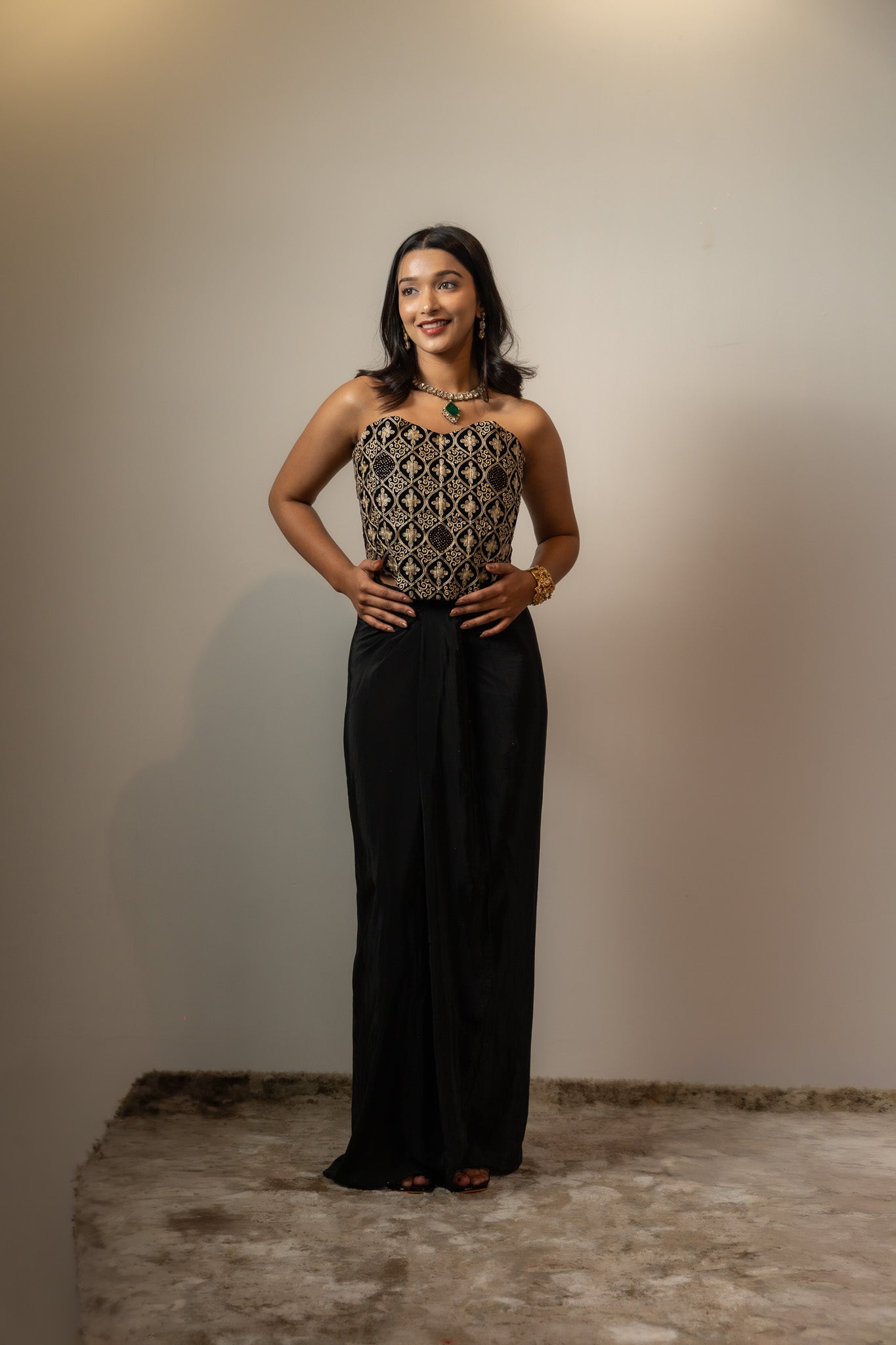 Black corset and Skirt