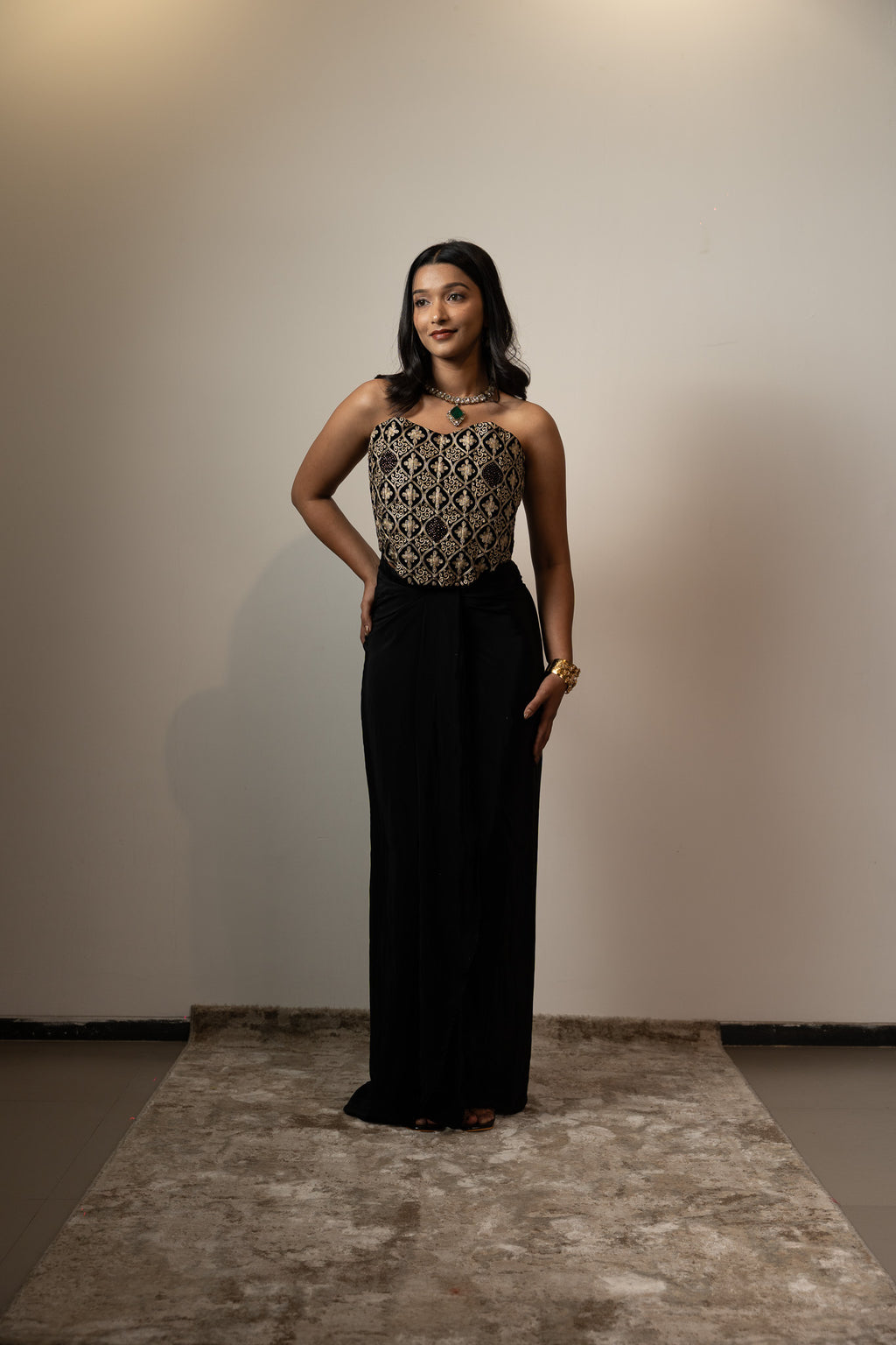 Black corset and Skirt