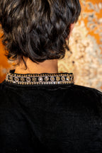 Black Velvet Kurta Mens