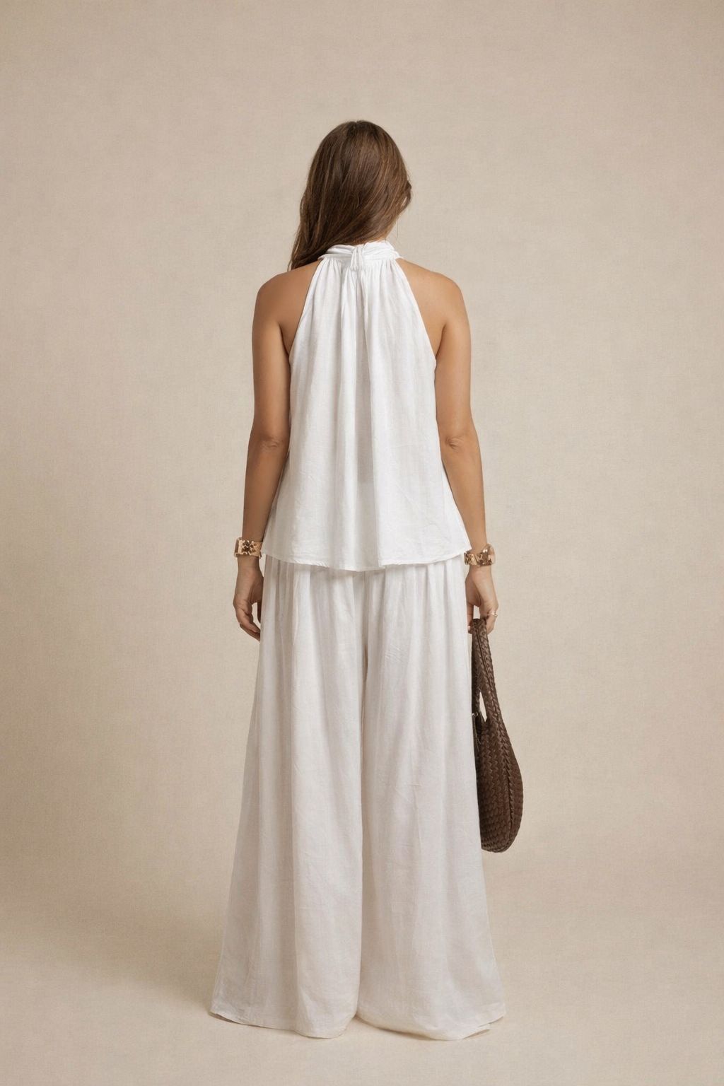 Swan White co-ord set