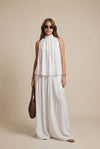 Swan White co-ord set