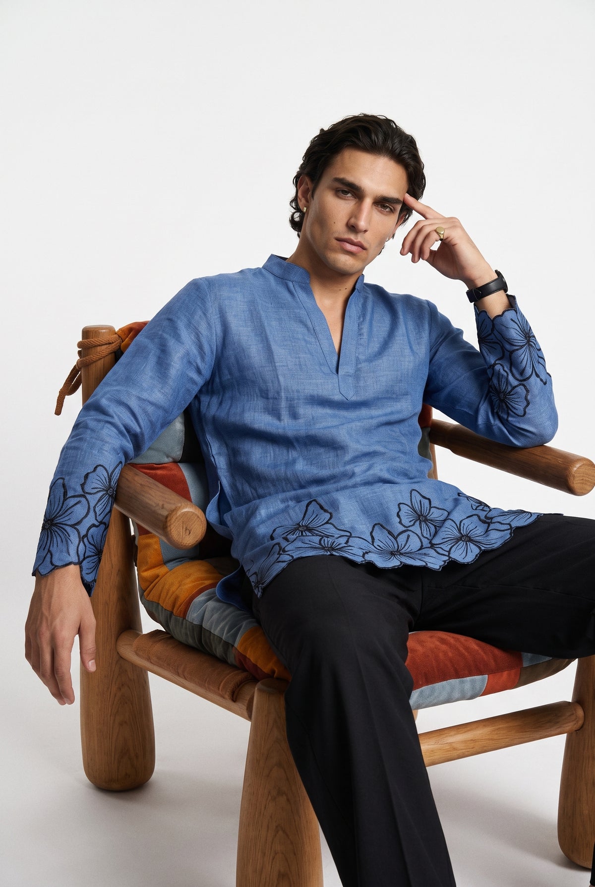 Happy Kurta Blue