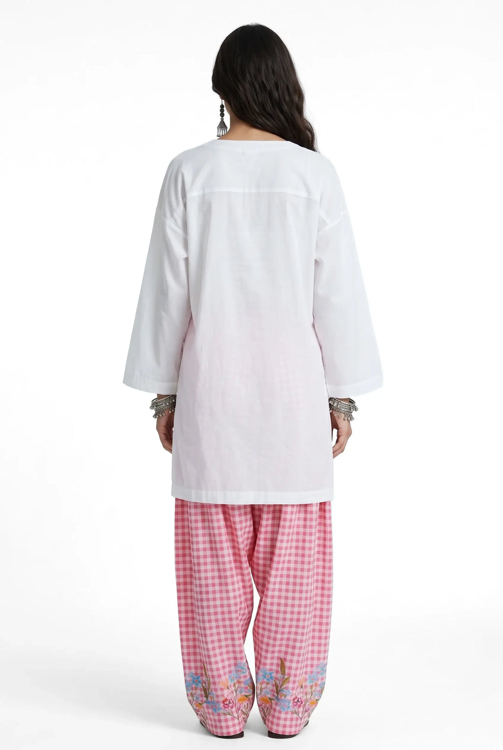 Geet Pink kurta and salwar
