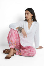 Geet Pink kurta and salwar
