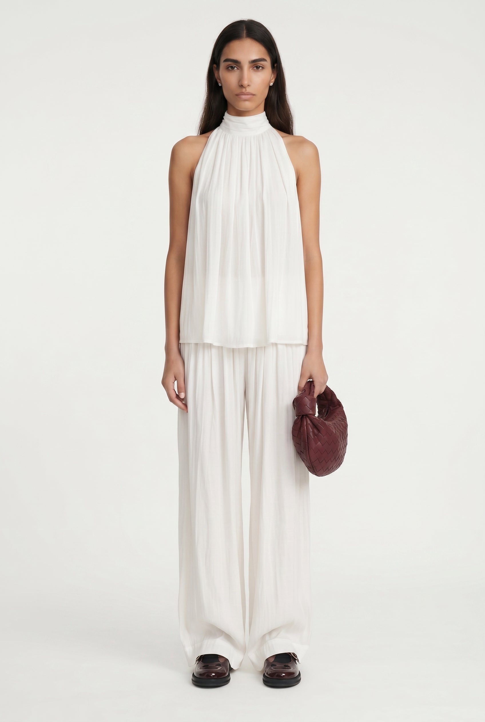 Swan White co-ord set