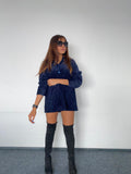 Royal Blue Corduroy Jacket Unisex