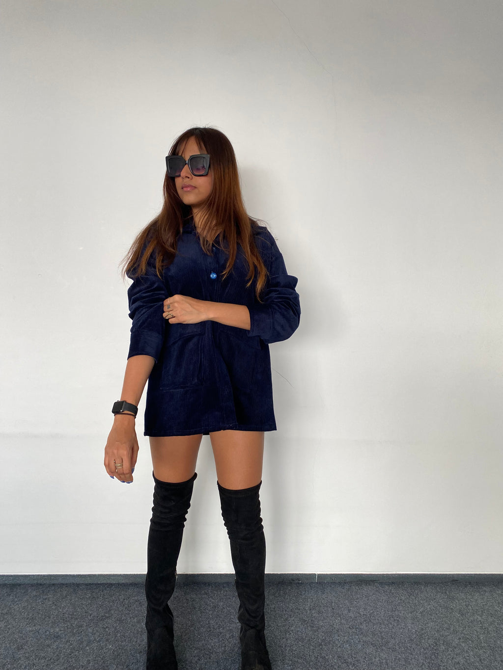 Royal Blue Corduroy Jacket Unisex