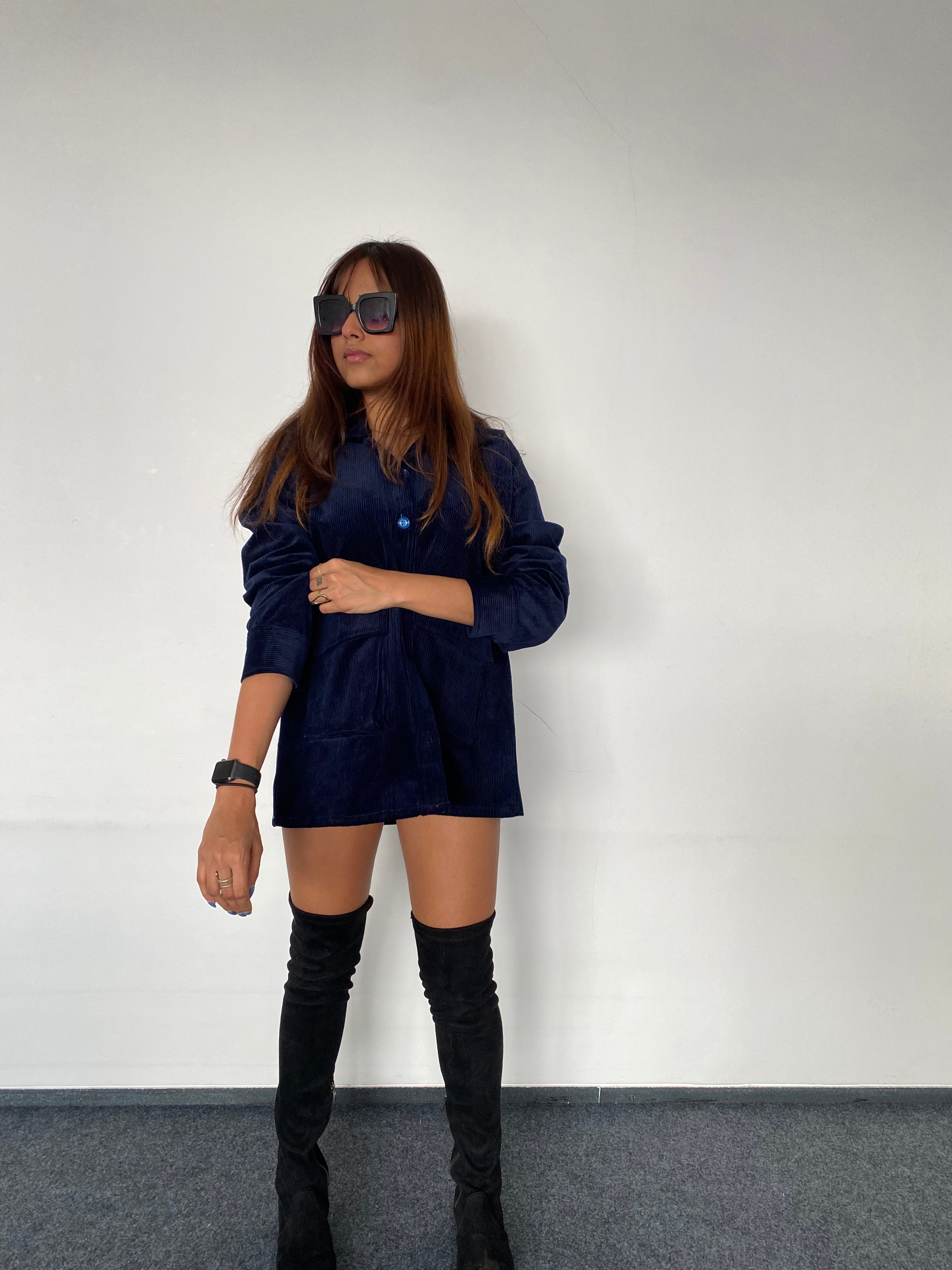 Royal Blue Corduroy Jacket Unisex